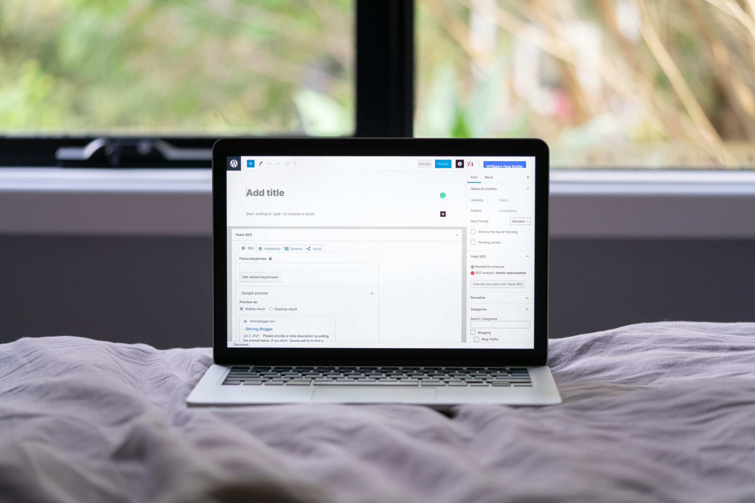 Hoe moet je de Wordpress homepage instellen?